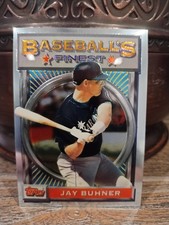 1993 Topps Finest JAY BUHNER #124