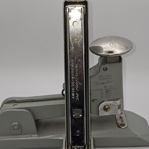 2 Vintage Swingline Staplers USA Made Mid Century Office - No.13 & 94-41 Grey - Picture 9 of 13