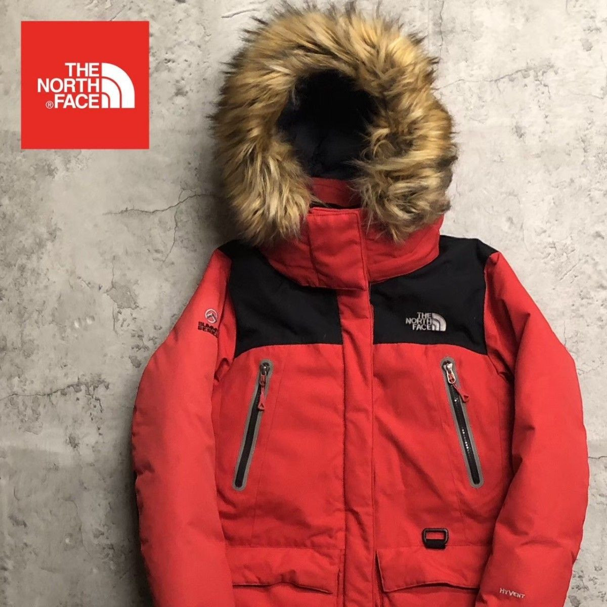 The North Face Summit Series Down Jacket Size 85 Red Good The North Face Summit Series Down Jacket Size 85 Red Good