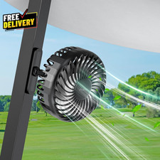 Golf Cart Fan Rechargeable Magnetic Base Battery Operated Portable Fan 3 Sp.....