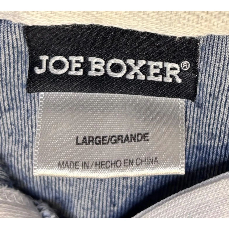Joe Boxer Azul Marino Terciopelo Y2K Cremallera Completa Sudadera con Capucha con Rayas Blancas - Grande Foto 2 de 4