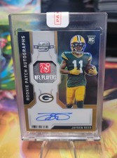 2023 Contenders Optic Jayden Reed RC Gold 1/5 Laundry Tag RPA On Card Auto 