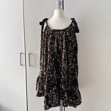 Free People Nova Sequined Mini Dress Size M Sleeveless