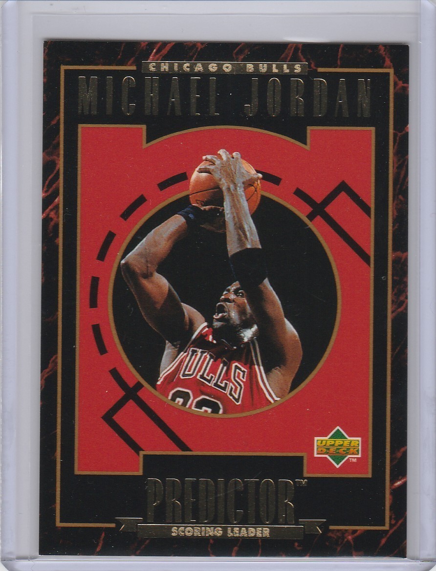 1995-96 Upper Deck Michael Jordan Predictor Scoring Leader #H1 NM