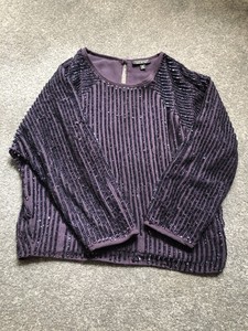 purple batwing top