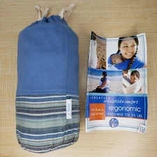Moby Baby Carrier Preemie - 35 Lb Blue Wrap Sling Cotton Swaddle