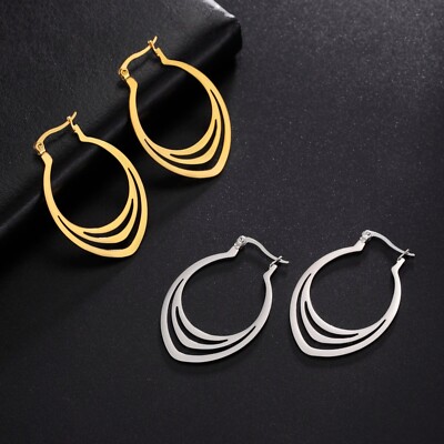 Creolen Ohrringe Damen  Frauencreolen Ohrstecker Ohrschmuck Modeschmuck Geschenk