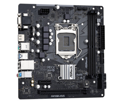ASRock H410M-HVS R2.0 LGA1200 H410 M-ATX Motherboard DDR4 Intel 10th Gen HDMI
