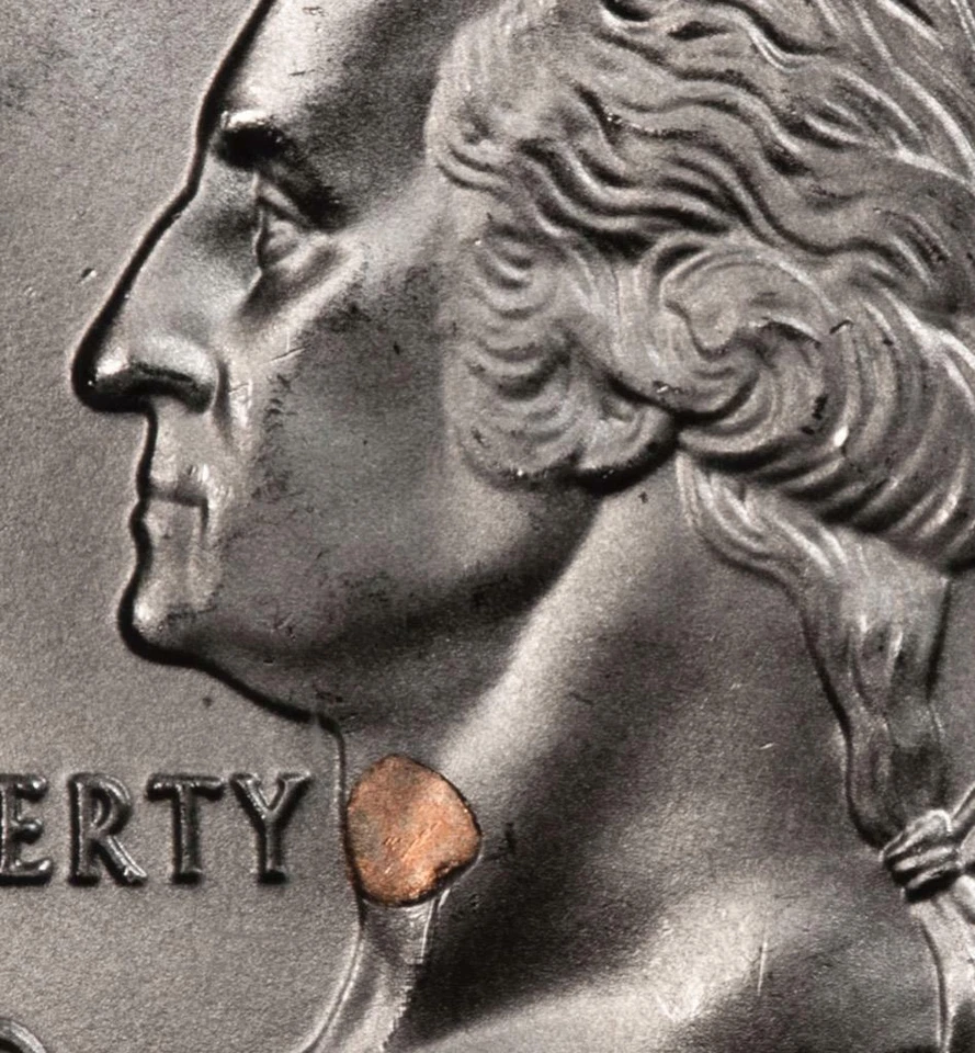 2007 NGC MS66 SMS Struck In Retained Copper Fragment Montana Quarter Mint Error - Image 2 of 4