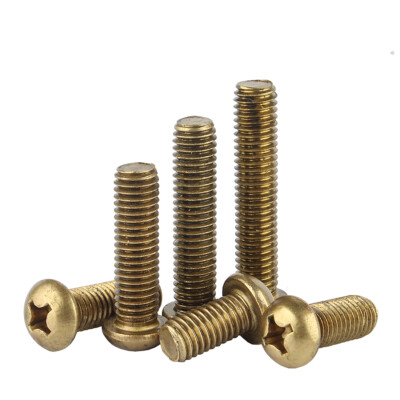 Brass Phillips Pan Head Machine Screws DIN 7985 M2 M2.5 M3 to M8 Phillips Head
