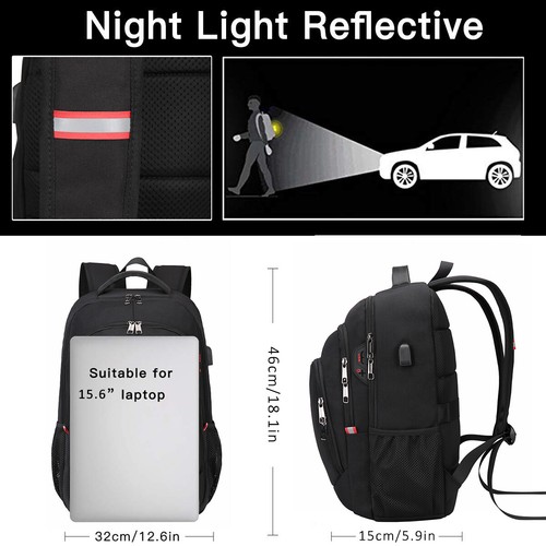 50L Rucksack Wasserdicht Freizeit Sport Arbeit Schulrucksack Reiserucksack DHL - Bild 9 von 23