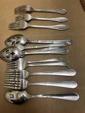 12 Pc Lot Oneida, Cambridge, Northland, Korea Stainless Silverware Mix Bundle