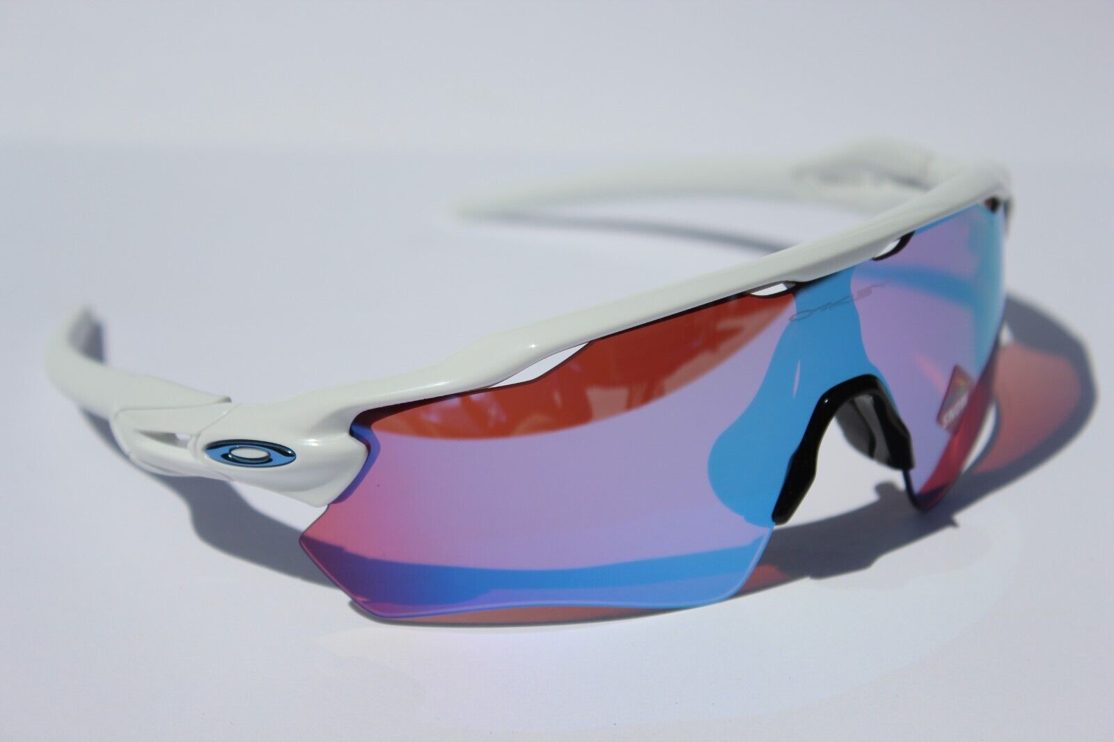 Radar® EV Path® Prizm Snow Sapphire Lenses, Polished White Frame Sunglasses