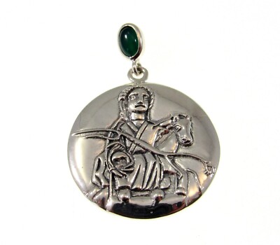 Massiver 925 Sterling Silber Epona Keltisches Pferd Göttin Anhänger Schmuck