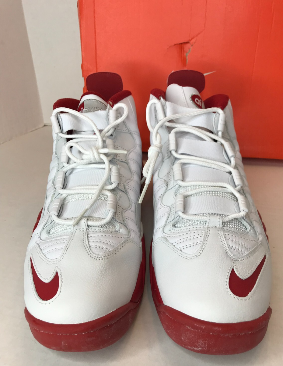 Nike Air Max Sensation Chris Webber SZ 12 Red White NEW Nike Air Max Sensation White Red Chris Webber RARE  main image 2