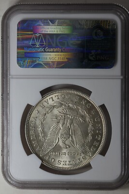 1921 $1 NGC MS63 MORGAN Morgan Silver Dollar, Miss Liberty Head