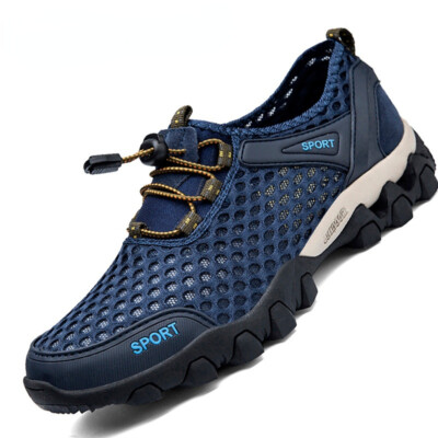 Summer Men's Casual Shoes Breathable Mesh Sneakers Non-slip