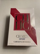 CH Men SPORT Cologne by Carolina Herrera 3.4 FL OZ EDT old batch 02131 Sealed