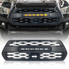 Matte Black Front Grill Wamberoff-road Lights Grille For 16-23 Toyota Tacoma Matte Black Front Grill Wamberoff-road Lights Grille For 16-23 Toyota Tacoma