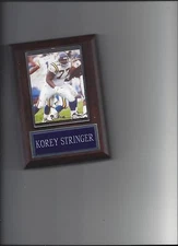 KOREY STRINGER PLAQUE MINNESOTA VIKINGS FOOTBALL NFL 