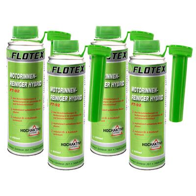 Flotex Motorinnenreiniger 4xHybrid 250ml Additiv Motor Innenreiniger Hybridmotor