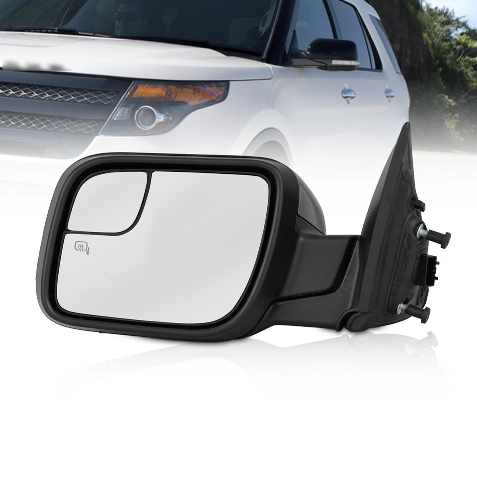 Внешнее боковое зеркало заднего вида с электроприводом 13-контактное со стороны водителя для Ford Explorer 2016-2019 годов выпуска - Изображение 2 из 4
