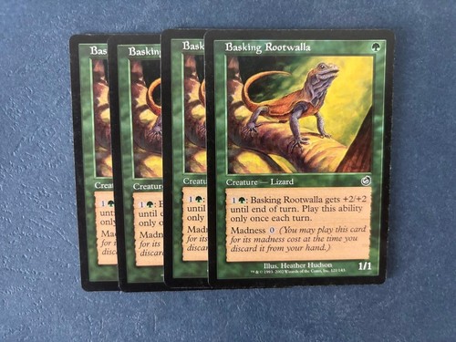 MTG 4X TORMENT BASKING ROOTWALLA NM ENGLISH MAGIC THE GATHERING CREATURE GREEN - Picture 5 of 6