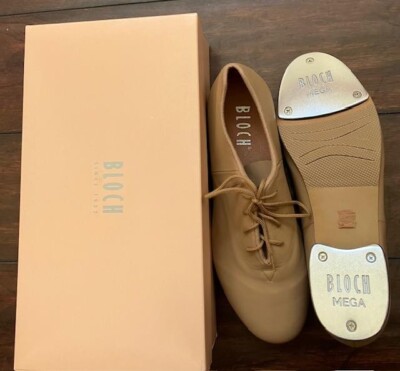 NIB Bloch S0321 Ladies Jazz Lace Up Tan Tap Dance Shoes | eBay