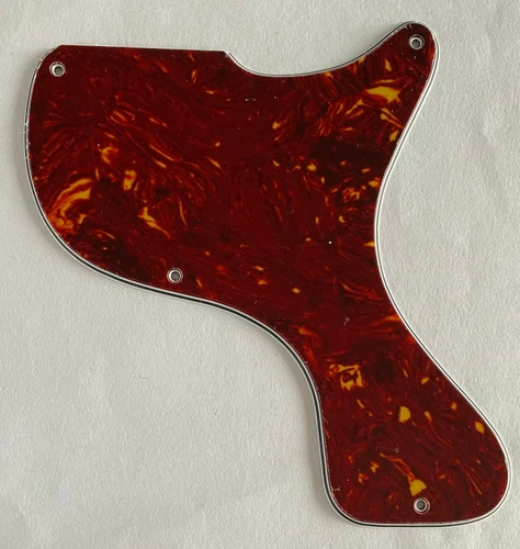 Guitar Parts Guitar Pickguard For Gibson Les Paul Junior 1958 Style Red Tortoise