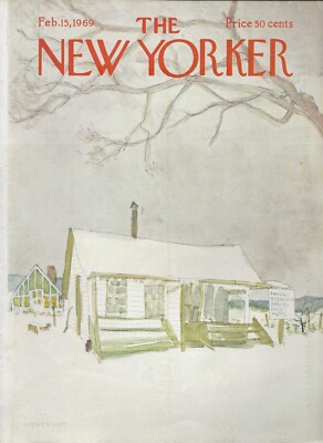 The New Yorker February 15, 1969 James Stevenson FRONT COVER ONLY
