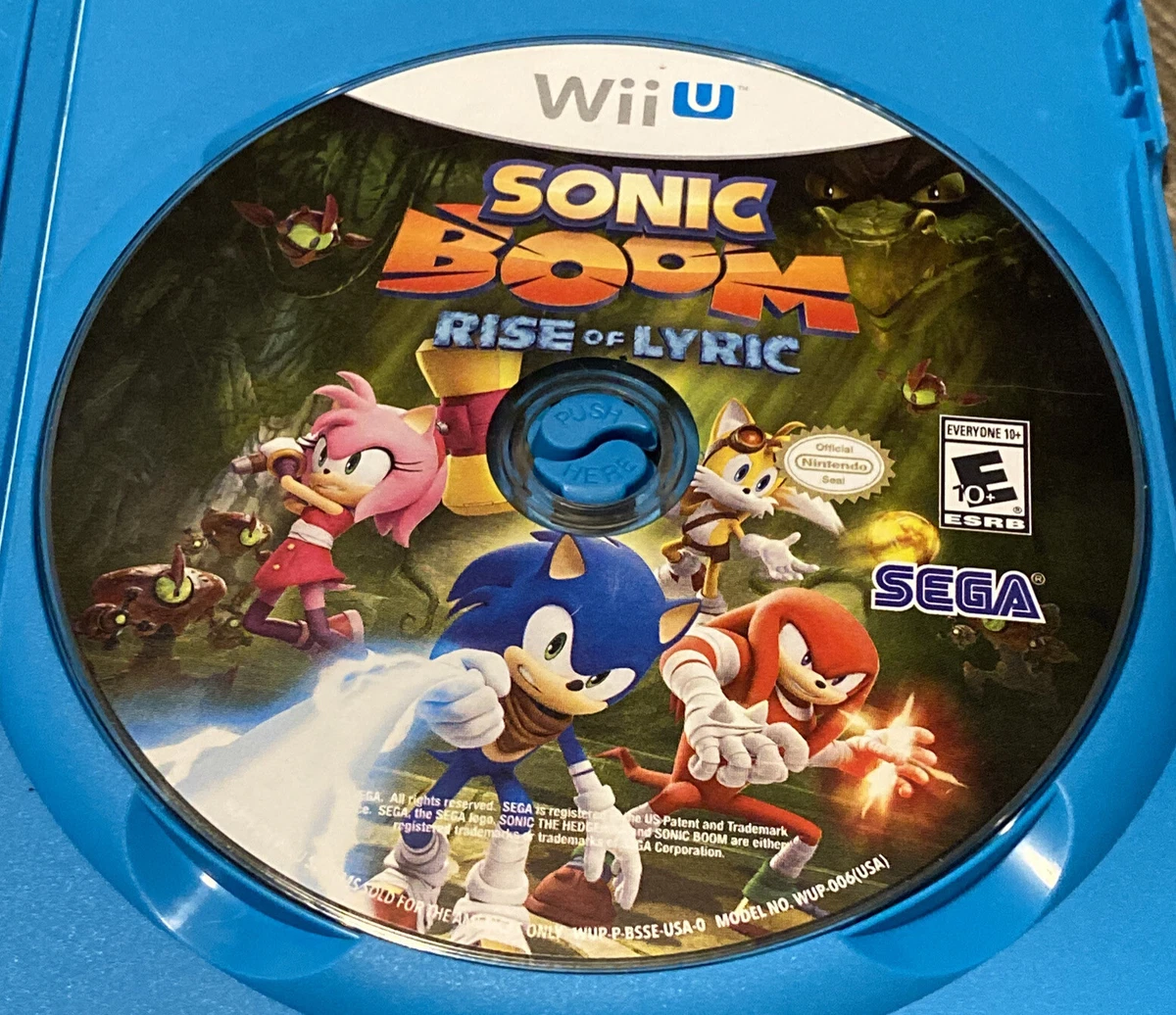 Sonic Boom Rise of Lyric #11: A Grande Indústria do Mal - Exclusivo  Nintendo Wii U 