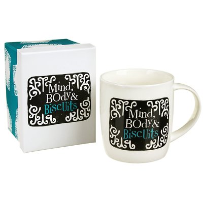 Mind Body & Biscuits Box Becher Bright Side Tee Kaffeetasse Geschenk