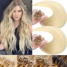 150g Thick Nano Ring Nano Beads Human Hair Extensions Micro Loop Blonde Ombre US