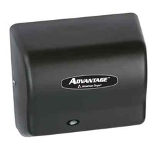 Secador automático de pelo/manos American Dryer Advantage #AD90-BGH/120-240 V/Negro/NUEVO DE STOCK
