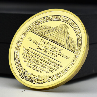 2012 The Prophecy of The Mayan Long-Count Calender Gold Plated