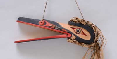 Kwakwaka'wakw, aka Kwakiutl, spirit bird mask British Columbia