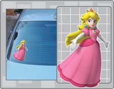 PRINCESS PEACH Vinyl Decal 9 Car Window Super Mario Bros. Sticker