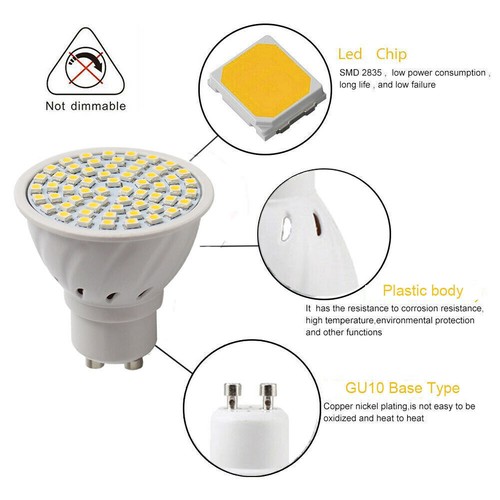 MR16 GU10 E14 E27 LED 5W 8W 10W 220V SpotBirne Lamp Einbauleuchte Strahler Licht - Bild 6 von 16