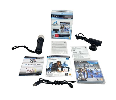 Kit PS Move - Bastão + Câmera + Jogo Sports Champions