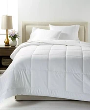 Charter Club WHITE Super Luxe 300 Thread Count Down Comforters, US Full/Queen