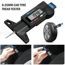 Car Digital Depth Measure Gauge Tyre Tread Brake Pad Shoe Caliper LCD Display AU