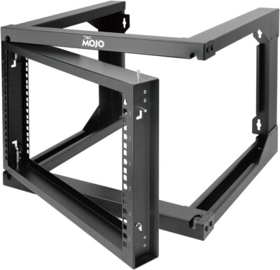 Tecmojo 6HE Wandrack, Open Frame Server Rack, Netzwerkrack für 19 Zoll Comp
