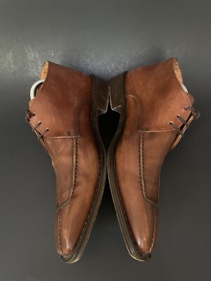 Soulier Dress Shoes Brown Leather Oxfords Mens 9.5 42.5  display picture 3