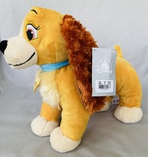 Disney Parks LADY  the Tramp Plush 10"x12" Soft NEW with Tags