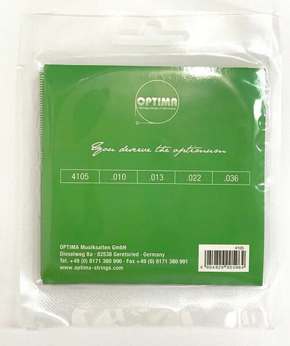 Germany OPTIMA Mandolin Chrome Special Strings Green 4105, Loop End, a full set - Picture 2 of 4