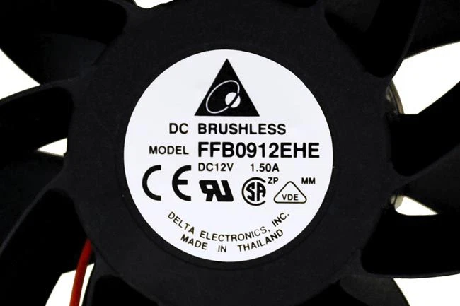 Delta FFB0912EHE 92mm x 38mm Extreme High Airflow Fan 12V, (New, Genuine) - Image 3 of 3