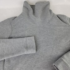 Nike Dri-FIT Pullover Funnel Neck Sweatshirt Athletic Top Gray Medium 860130-091