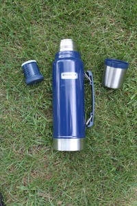 stanley blue thermos