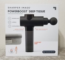 Sharper Image Powerboost Deep Tissue Massager - Black