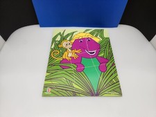 2001 Mattel Barney Wooden Puzzle Safari Jungle Monkey